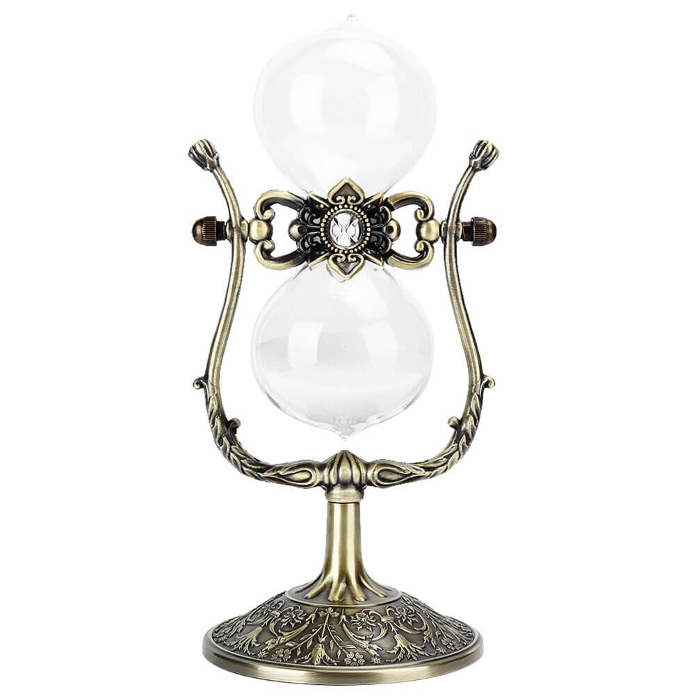 Sablier, métal et verre - Marron - H.15 cm | , créateur d'intérieur Sablier, métal et verre - Marron - H.15 cm | , créateur d'intérieur
