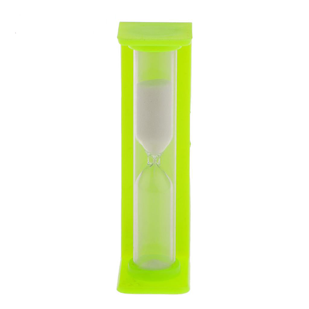 Sablier pour Enfant, 3 Minutes, en Plastique, Peut être utilisé pour la  Salle de Jeux et Le brossage des Dents (Vert) : : Cuisine et Maison